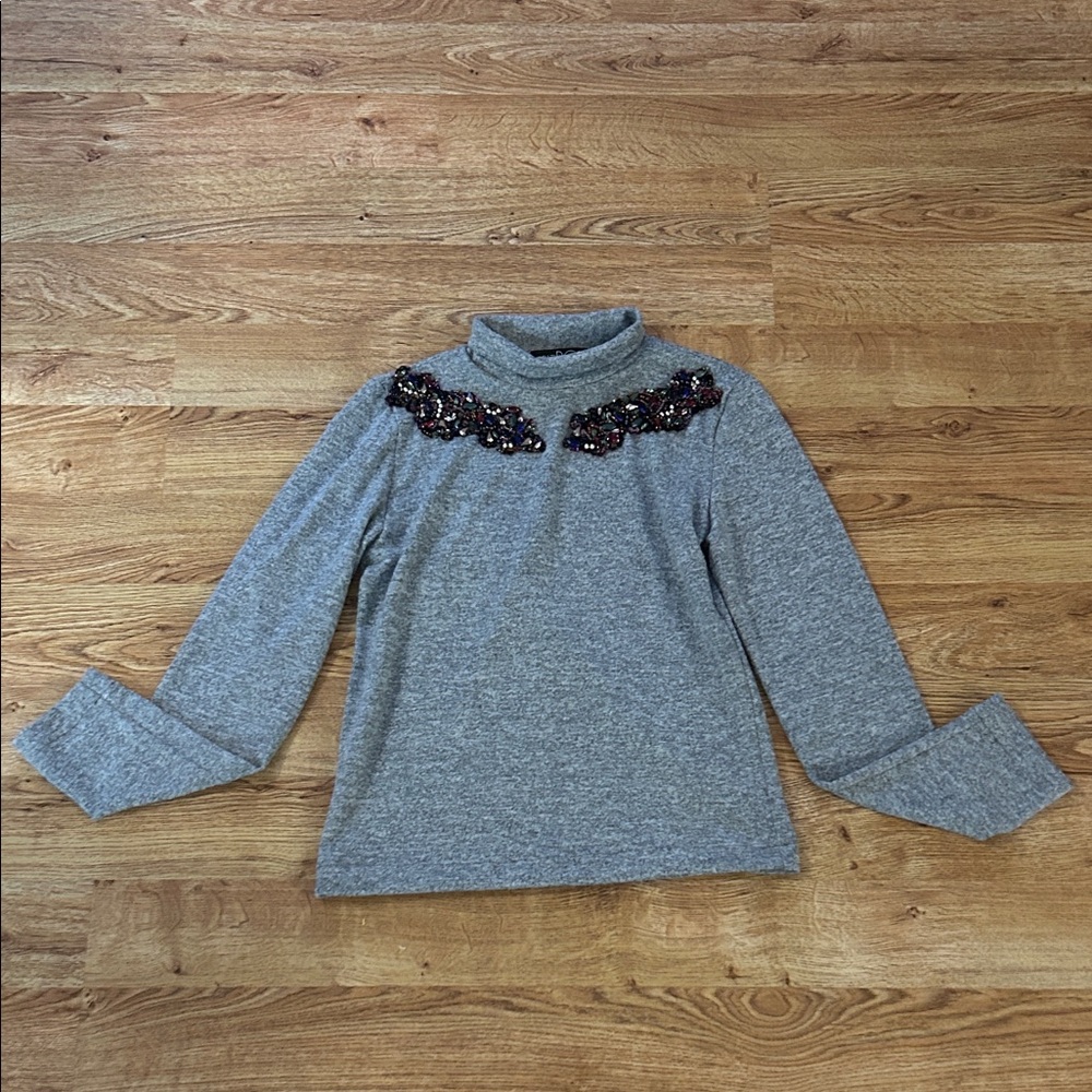 PatBO Gray Sweater made in Brasil Sz M